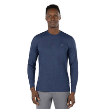 Load image into Gallery viewer, TravisMathew Play List Mens Long Sleeve Shirt - Hthr Navy 4hnv/XXL
 - 3