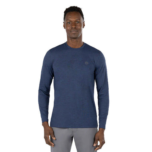 TravisMathew Play List Mens Long Sleeve Shirt - Hthr Navy 4hnv/XXL