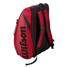 Load image into Gallery viewer, Wilson Rak Pak Red and Black Pickleball Bag
 - 3