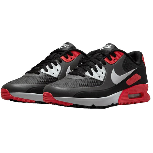 Nike Air Max 90 G Mens Golf Shoes - Iron Grey/Wh/Bk/D Medium/12.0