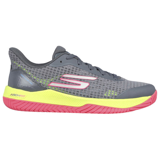 Skechers Viper Court Pro Womens Pickleball Shoes - Grey/Pink/B Medium/10.0