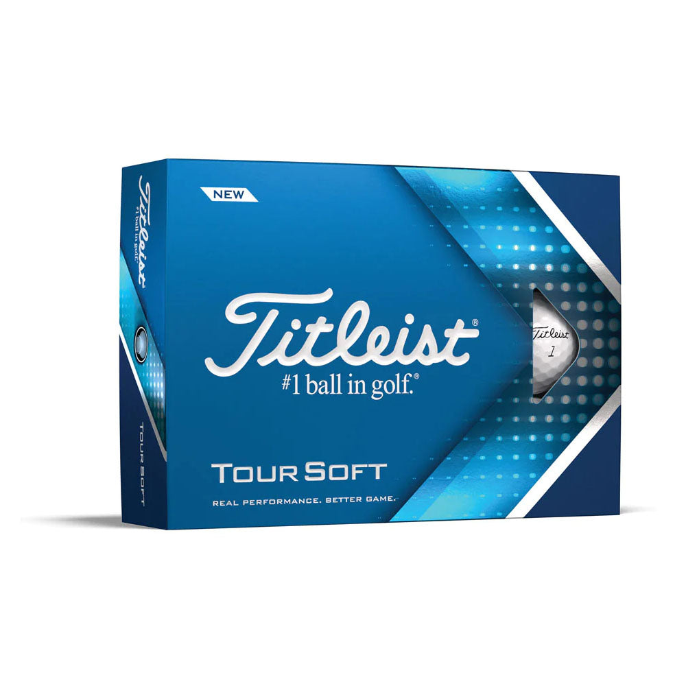 Titleist Tour Soft White Golf Balls - Dozen - White