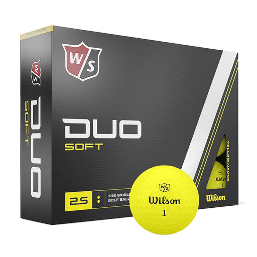 Wilson Duo Soft Golf Balls 2023 - Dozen - Yellow