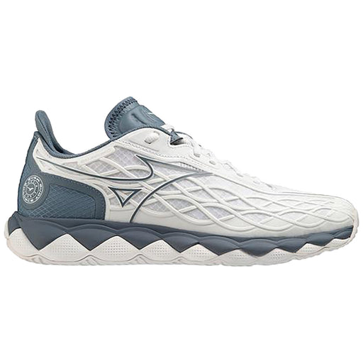 Mizuno Wave Enforce Tour AC Mens Tennis Shoes - Wht/China Blue/D Medium/13.0