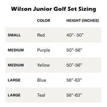 Load image into Gallery viewer, Wilson Profile JGI JR RH Carry Complete Golf Set
 - 12