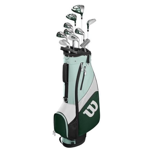 Wilson Profile SGI Womens RH Complete Golf Set - Long/Ladies/Dark Green