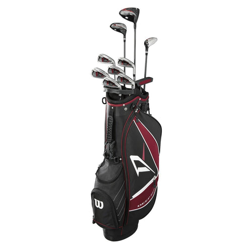 Wilson Deep Red Tour Right Hand Mens Carry Complete Golf Set - 2