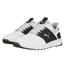 Load image into Gallery viewer, Puma Ignite Elevate Spikeless Mens Golf Shoes - Wht/Blk/Silver/2E WIDE/11.0
 - 6