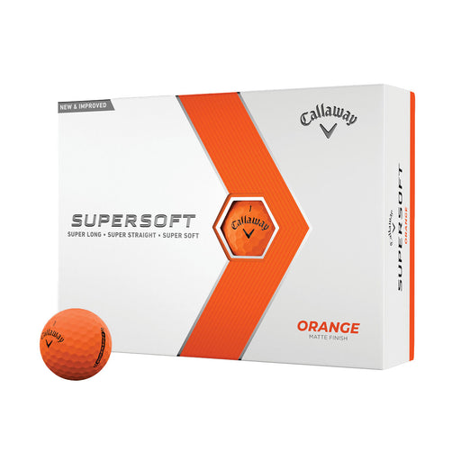 Callaway Supersoft Matte Golf Balls - Dozen 2024 - Orange
