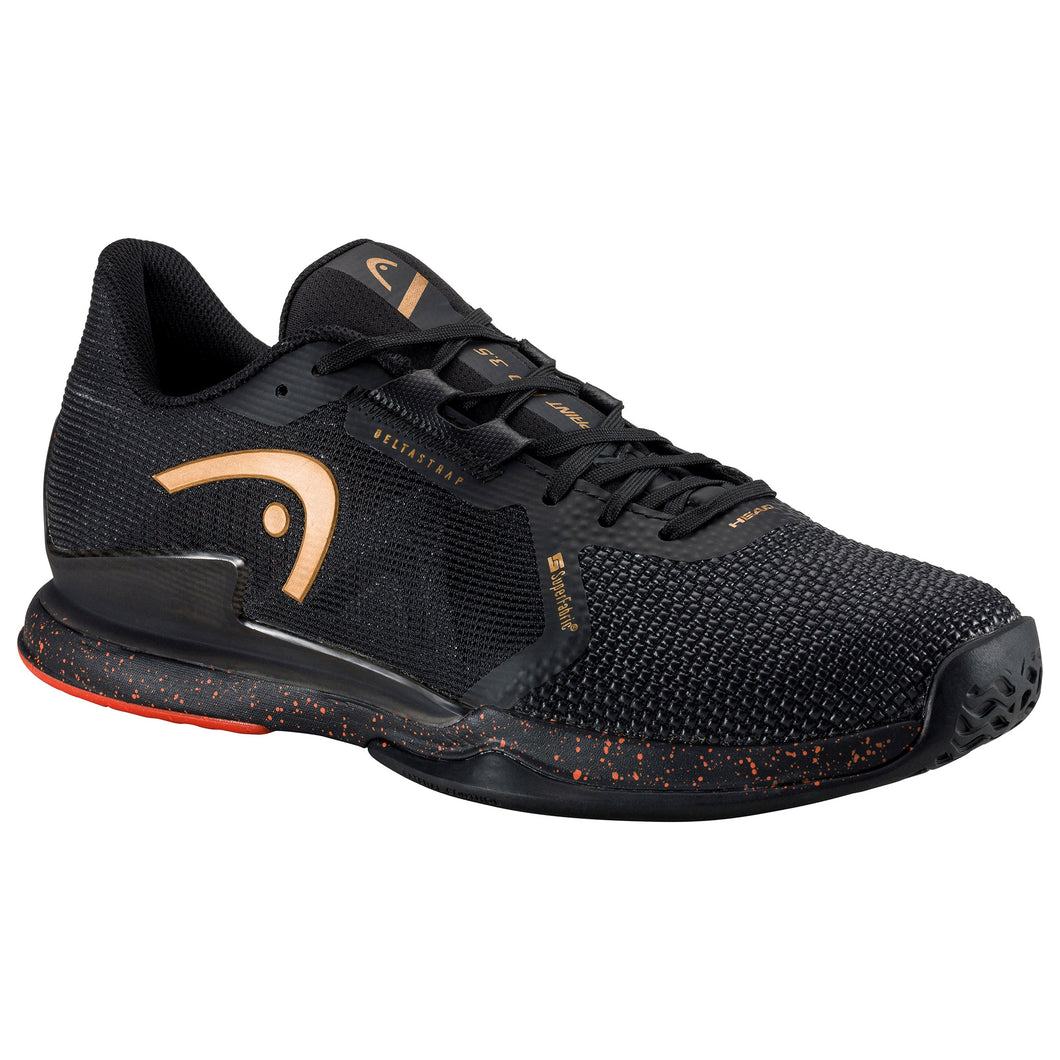 Head Sprint Pro 3.5 SF Mens Tennis Shoes - Black/Orange/D Medium/12.0
