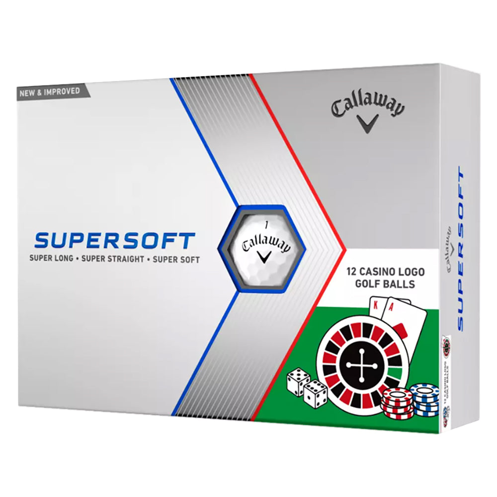 Callaway Supersoft Limited Golf Balls - Dozen - Casino