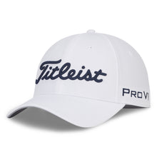 Load image into Gallery viewer, Titleist Tour Elite Mens Golf Hat - White/Navy/L/XL
 - 7