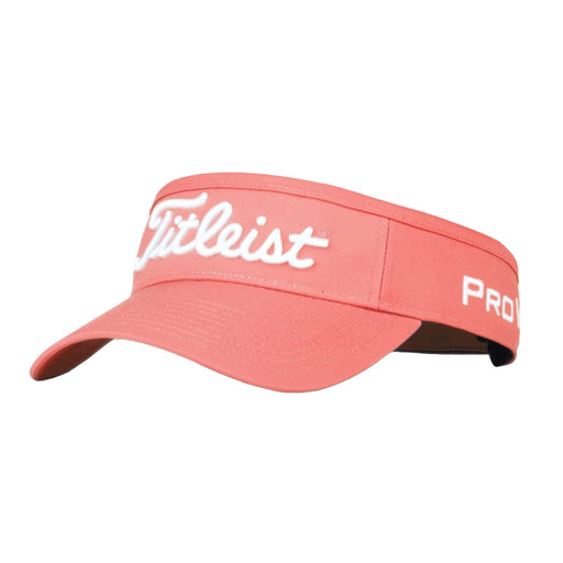 Titleist Tour Perf Staff Collection Mns Golf Visor - Coral/White/One Size