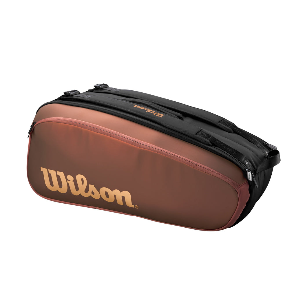 Wilson Super Tour Pro Staff v14 9 Pack Tennis Bag - Bronze