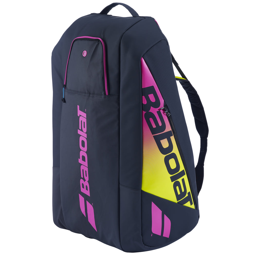 Babolat Pure Aero Rafa RH X12 Tennis Bag - Yellow/Pink/Blu