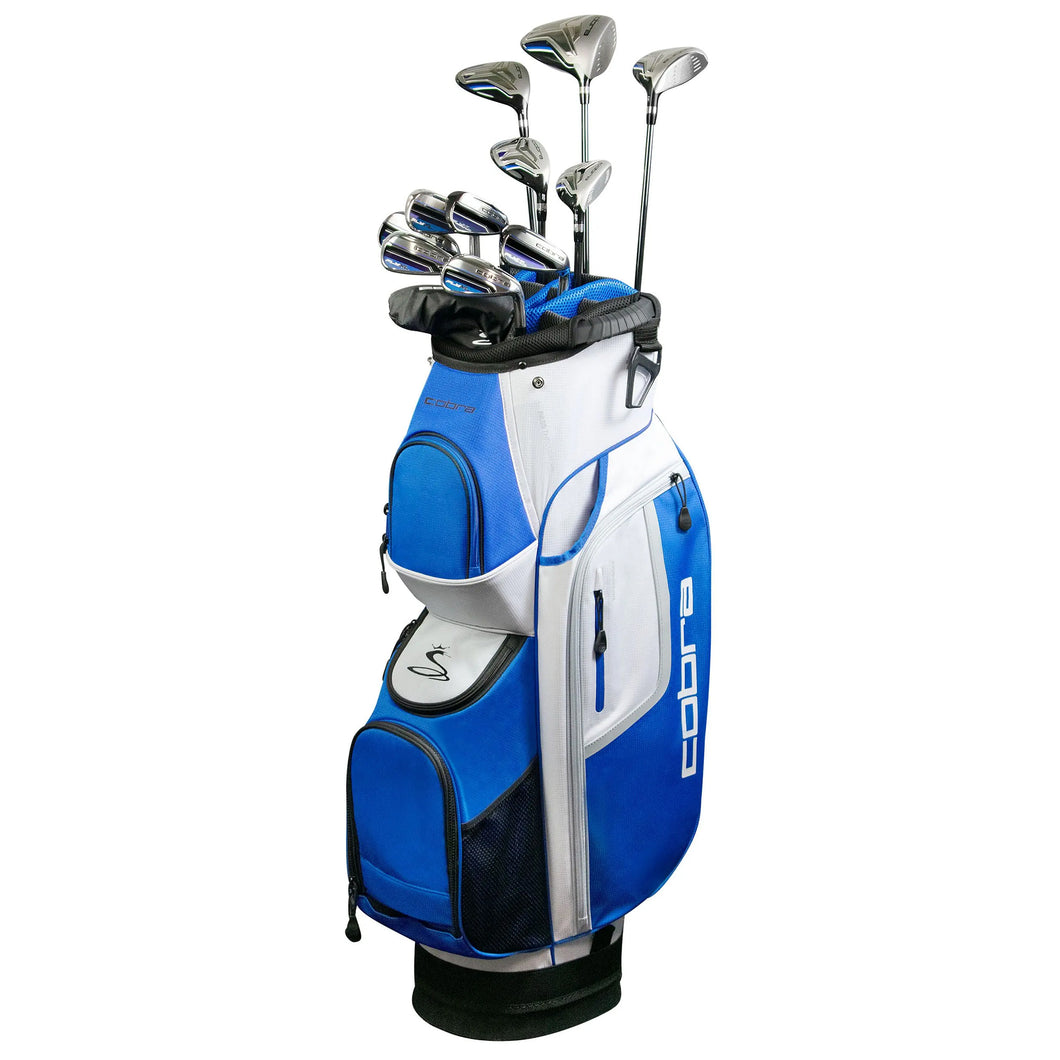 Cobra Fly-XL RH Graphite Mens Complete Golf Set - Standard/Senior/Black/Blue
