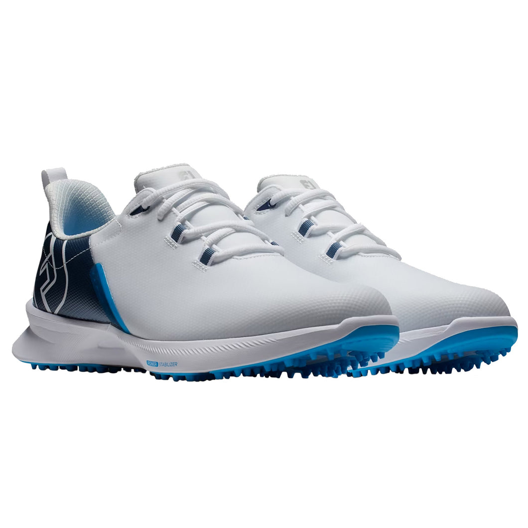 FootJoy Fuel Sport Mens Golf Shoes - Navy/White/Blue/D Medium/12.0