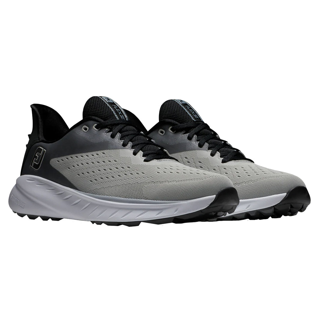 FootJoy Flex XP Mesh Mens Golf Shoes - Gray/Wht/Black/D Medium/14.0