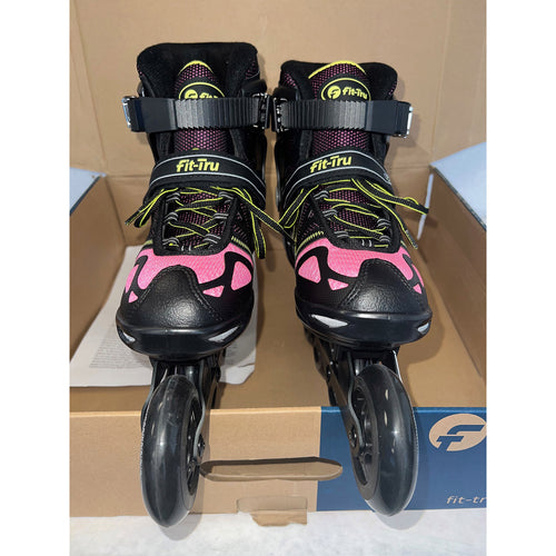 Fit-Tru Cruze 84 Pink Womens Inline Skates (Size 7 - Demo Lightly Used) - 2
