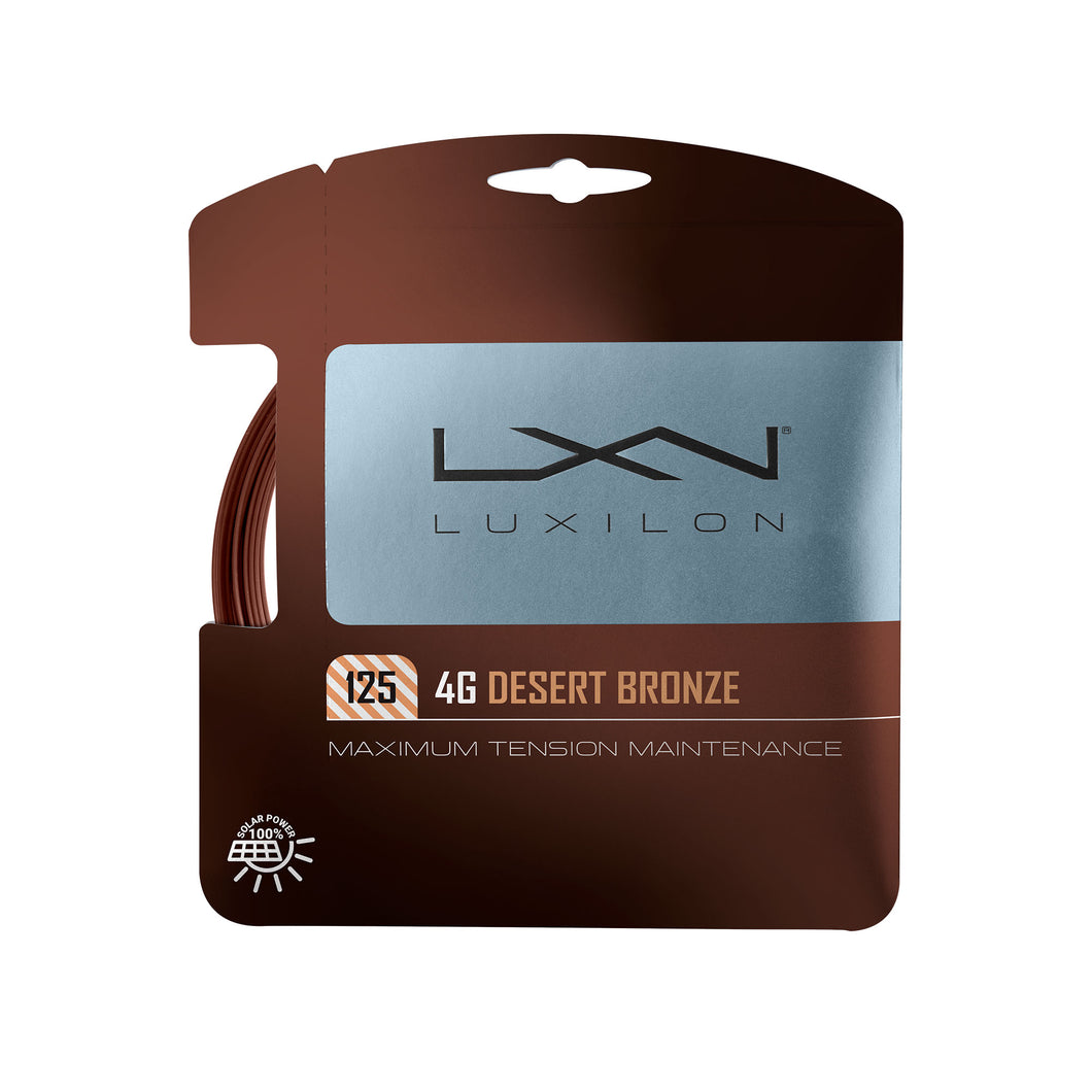 Luxilon 4G Desert Bronze 17g Tennis String - Desert Bronze