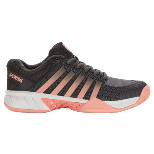 K-Swiss Express Light Womens Pickleball Shoes - Asphalt/Peach/B Medium/10.0