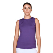 Load image into Gallery viewer, Sofibella UV Colors Womens Sleeveless Tennis Sh - Plum/2X
 - 11
