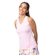 Load image into Gallery viewer, Sofibella UV Colors Racerback Wmns Tennis Tank - Cotton Candy/XL
 - 2