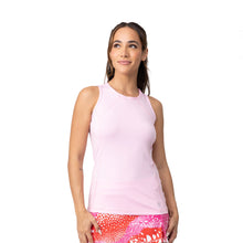 Load image into Gallery viewer, Sofibella UV Colors Womens Tennis Tank - Cotton Candy/2X
 - 5