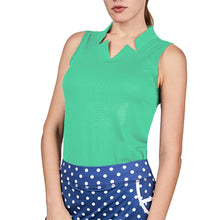 Load image into Gallery viewer, Sofibella Golf Colors Sleeveless Womens Golf Shrt - Sprout/2X
 - 10
