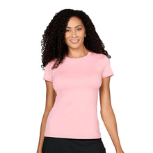 Load image into Gallery viewer, Sofibella UV Colors SS Wmns Tennis Shirt - Bubble/2X
 - 4
