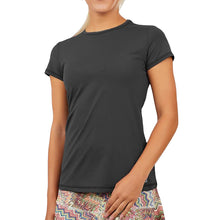 Load image into Gallery viewer, Sofibella UV Colors SS Wmns Tennis Shirt - Gray/S
 - 5