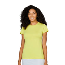 Load image into Gallery viewer, Sofibella UV Colors SS Wmns Tennis Shirt - Sunshine/2X
 - 16
