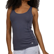 Load image into Gallery viewer, Sofibella UV Colors X Womens Tennis Tank - Grey/XL
 - 17