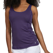 Load image into Gallery viewer, Sofibella UV Colors X Womens Tennis Tank - Plum/XL
 - 27