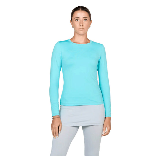 Sofibella UV Colors Womens Long Sleeve Tennis Shirt