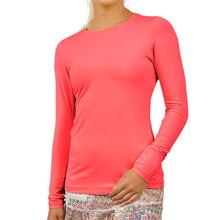 Load image into Gallery viewer, Sofibella UV Colors Womens LS Tennis Shirt - Amore/2X
 - 2