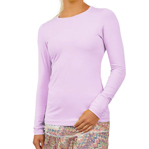 Sofibella UV Colors Womens LS Tennis Shirt - Lavender/2X