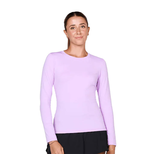 Sofibella UV Colors Womens LS Tennis Shirt - Lavender/2X
