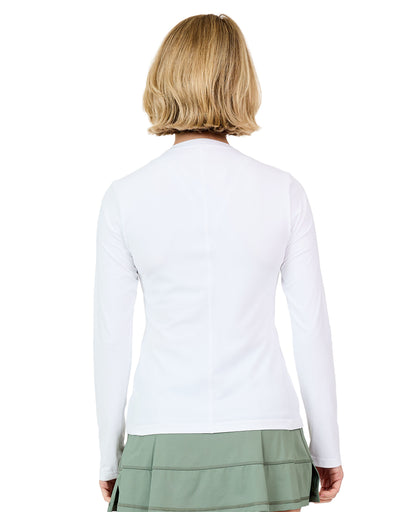 Sofibella UV Colors Womens LS Tennis Shrt