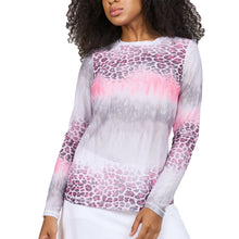 Load image into Gallery viewer, Sofibella Airflow Womens Long Sleeve Tennis Shirt - Pink/L
 - 18