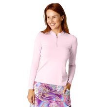 Load image into Gallery viewer, Sofibella  Womens 1/4 Zip Golf Shirt - Cotton Candy/2X
 - 4