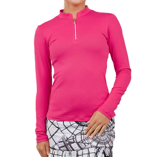 Sofibella  Womens 1/4 Zip Golf Shirt - Girly/2X