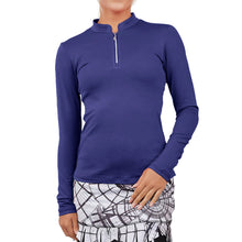 Load image into Gallery viewer, Sofibella  Womens 1/4 Zip Golf Shirt - Navy/2X
 - 7