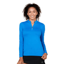 Load image into Gallery viewer, Sofibella  Womens 1/4 Zip Golf Shirt - Ocean/2X
 - 15