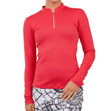 Load image into Gallery viewer, Sofibella  Womens 1/4 Zip Golf Shirt - Roulette/2X
 - 9