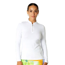 Load image into Gallery viewer, Sofibella  Womens 1/4 Zip Golf Shirt - White/2X
 - 25