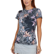 Load image into Gallery viewer, Sofibella UV Feather Womens Tennis SS Shirt - Orchid/XL
 - 8