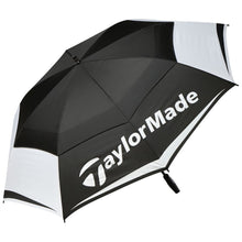 Load image into Gallery viewer, TaylorMade Tour Double Canopy 64in Golf Umbrella - Black
 - 1