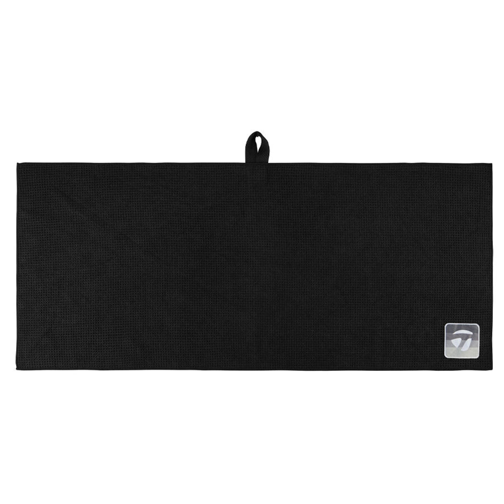 TaylorMade Magnet TBug Golf Towel - Black