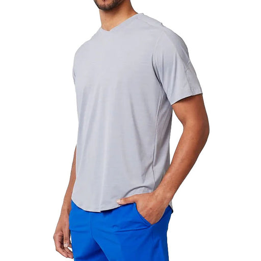 SB Sport Classic V Neck Mens SS Tennis Shirt
